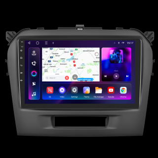 Navigatie Suzuki Vitara 4 (2014-2018), Android 12, 8GB RAM 128GB, SLOT SIM 4G, DSP, Carplay si Android auto, ecran 9 inch