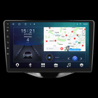 Navigatie Toyota Aygo (2014-2022), Android 12, 4GB RAM 64GB, SLOT SIM 4G, DSP, Carplay si Android auto, ecran 9 inch