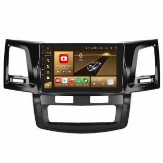 Navigatie Toyota Hilux (2005-2014), cu Android 12, 8GB RAM 128GB ROM, DSP, SIM 4G, CarPlay si Android Auto Wi-fi, Youtube, Waze, ecran HD 9 Inch