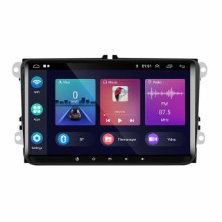 Navigatie Volkswagen Skoda Seat cu Android 11, Carplay, 2GB RAM 32GB ROM, Ecran de 9 Inch, dedicata Golf 5, Golf 6, Jetta, Passat B6, CC, B7, Polo, Tiguan, Touran, Skoda, Seat