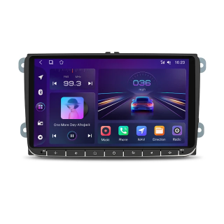 Navigatie Volkswagen Skoda Seat cu Android 12, DSP, CarPlay si Android Auto, 2GB RAM 32GB ROM, Ecran de 9 Inch, dedicata Golf 5, Golf 6, Jetta, Passat B6, CC, B7, Polo, Tiguan, Touran, Skoda, Seat