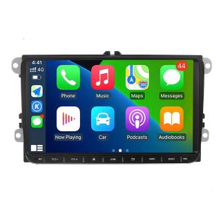 Navigatie Volkswagen Skoda Seat cu Android 13, 9 Inch, CarPlay si Android Auto, dedicata Golf 5, Golf 6, Jetta, Passat B6, CC, B7, Polo, Tiguan, Touran, Skoda, Seat