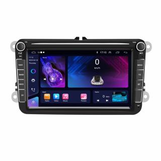 Navigatie Volkswagen,Skoda,Seat cu Android 2GB RAM 32GB, CarPlay Wireles Ecran de 8 Inch, dedicata Golf 5, Golf 6, Jetta, Passat B6, CC, B7, Polo, Tiguan, Touran, Skoda, Seat