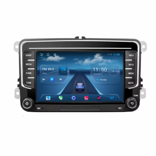 Navigatie VW,Skoda,Seat cu Android 13, CarPlay si Android Auto, dedicata Golf 5, Golf 6, Jetta, Passat B6, CC, B7, Polo, Tiguan, Touran, Skoda, Seat ecran 7 inch