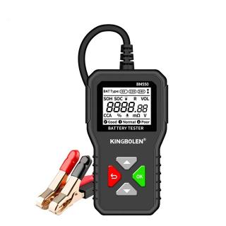 Tester auto baterii KINGBOLEN BM550, compatibil cu, motociclete, autoturisme, camioane, utilitare tensiune 6 12V 24V capacitate baterie 2Ah-220Ah