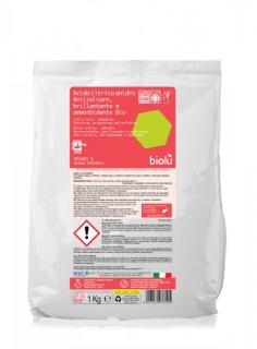 Acid citric ecologic pentru rufe punga 1kg Biolu