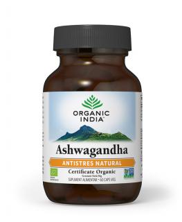 Ashwagandha - Antistres Natural 60 caps Organic India