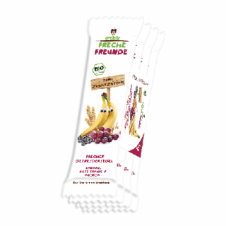 BATON DIN CEREALE CU BANANE, STRUGURI SI ARONIA BIO 4 BUCx23G Erdbar