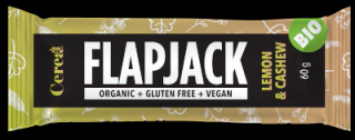 Baton FLAPJACK lamaie si caju bio, vegan, fara gluten - 60g Cereabar