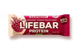 BATON PROTEIC CU ZMEURA RAW BIO 47G LIFEBAR