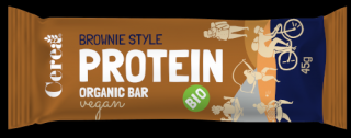 Baton PROTEIN BROWNIE bio, vegan, fara gluten - 45g Cereabar