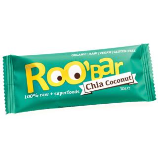 BATON RAW CU SEMINTE DE CHIA SI COCOS BIO 30g Roobar