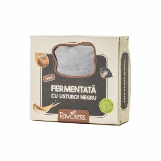 Branza maturata cu usturoi negru 140gr Rawckers