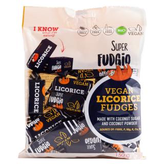 Caramele BIO cu aroma de lemn dulce 150gr Super Fudgio