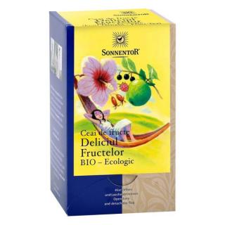 Ceai de fructe Deliciul fructelor ECO, 18 plicuri Sonnentor