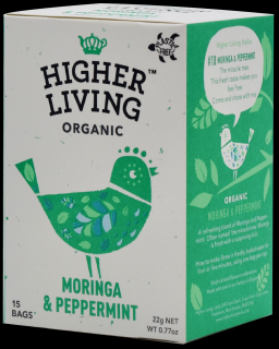 CEAI MORINGA SI MENTA BIO 15DZ 22G HIGHER LIVING