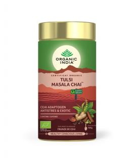 Ceai Tulsi Masala Chai - Antistres si Regenerant 100g Organic India