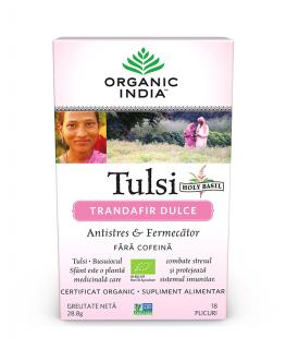 Ceai Tulsi Trandafir Dulce 18 dz Organic India