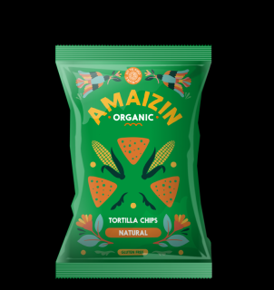 Chips porumb natural - 250g Amaizin Organic