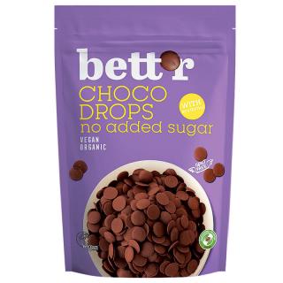 Choco drops cu erythritol BIO 200gr Bettr