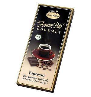 Ciocolata amaruie Espresso 55% cacao 100g LIEBHART S AMORE BIO