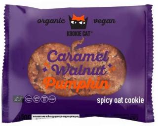 Cookie cu caramel, nuci si dovleac, fara gluten BIO - 50g Kookie Cat