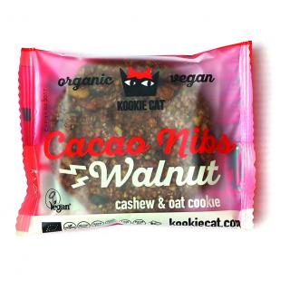 COOKIE CU NUCI SI CACAO BIO 50G KOOKIE CAT