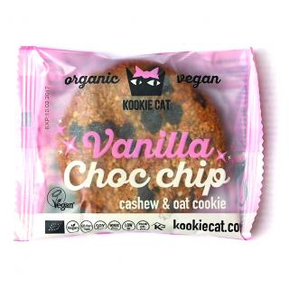 COOKIE CU VANILIE SI CIOCOLATA BIO 50G KOOKIE CAT