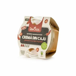 Crema din caju picanta cu ardei chipotle 150gr Rawckers