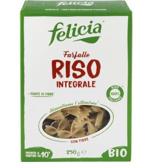 Farfalle BIO din orez integral 250gr Felicia