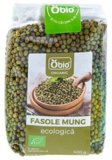 Fasole mung bio 400gr Obio