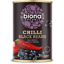 FASOLE NEAGRA IN SOS CHILLI BIO 410G Biona