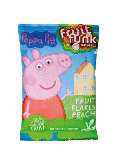 Fulgi din fructe cu piersici Peppa Pig 16gr Fruitfunk