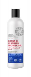 Gel de dus natural antibacterian, ultra protectie si hidratare - 400ml Natura Siberica