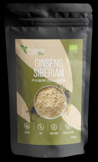 Ginseng Siberian Pulbere Ecologica Bio 125g Niavis