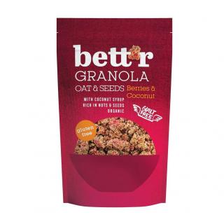 Granola cu fructe de padure si cocos fara gluten BIO 300gr Bettr