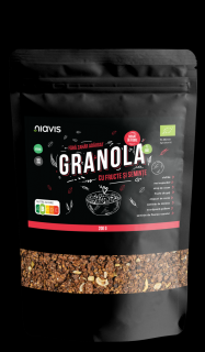 Granola cu fructe si seminte BIO - 200g Niavis