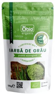 IARBA DE GRAU PULBERE RAW BIO 125g OBIO