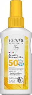 Lotiune protectie solara FPS 50 pentru copii si bebelusi spray 100 ml Lavera