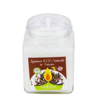 LUMANARE NATURALA DE CUISOARE 200G Savonia