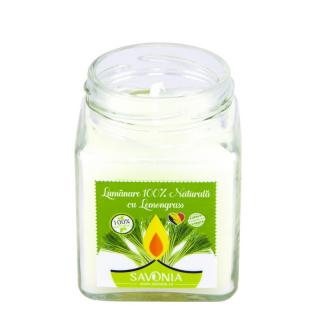 LUMANARE NATURALA DE LEMONGRASS 200G Savonia