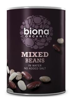 MIX 3 TIPURI DE FASOLE BOABE BIO 400g Biona