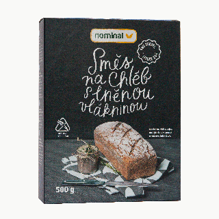 Mix pentru paine cu fibre de in fara gluten - 500g Nominal