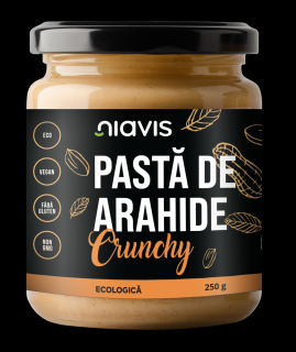 Pasta de Arahide Crunchy Ecologica BIO 250g Niavis