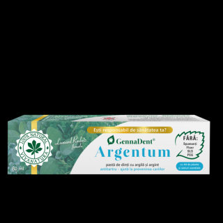 Pasta de dinti Gennadent Argentum 80ml Viva Natura