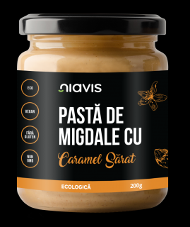 Pasta de Migdale cu Caramel Sarat Ecologica BIO 200gr