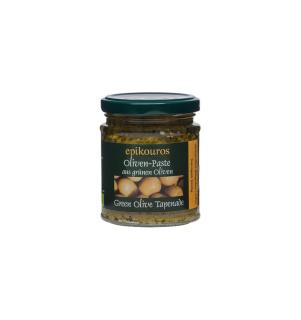 Pasta din masline verzi Tapenade BIO - 190g Epikouros