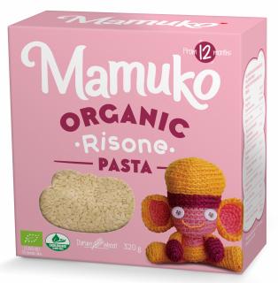 Paste in forma de graunte pentru copii din grau dur Bio 320gr Mamuko