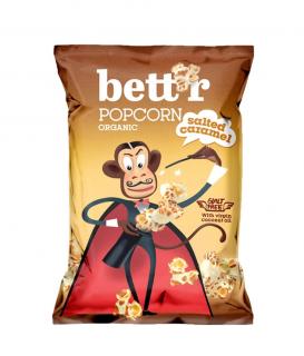 Popcorn cu caramel sarat Bio 60gr Bettr