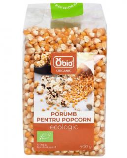 Porumb pentru popcorn Bio 400gr Obio